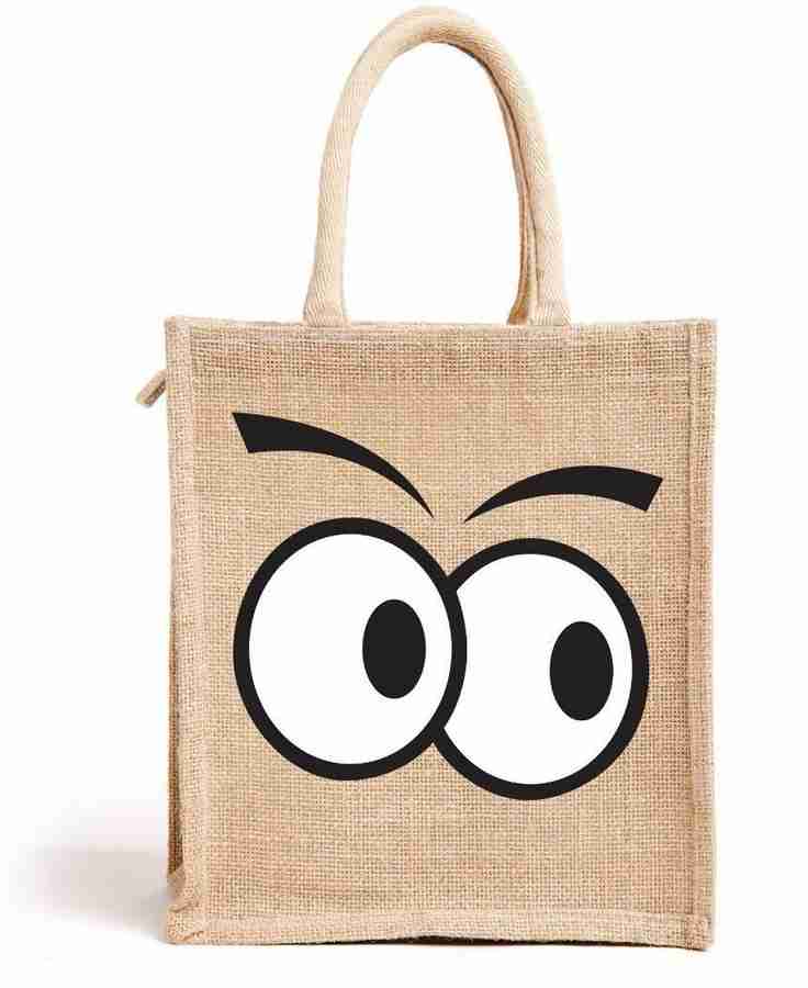 Flipkart H B Unisex Jute Tote Bag Multipurpose Bag Lunch Bag for Men Women Lunch Bag for Office Waterproof Lunch Bag Lunch Bag
