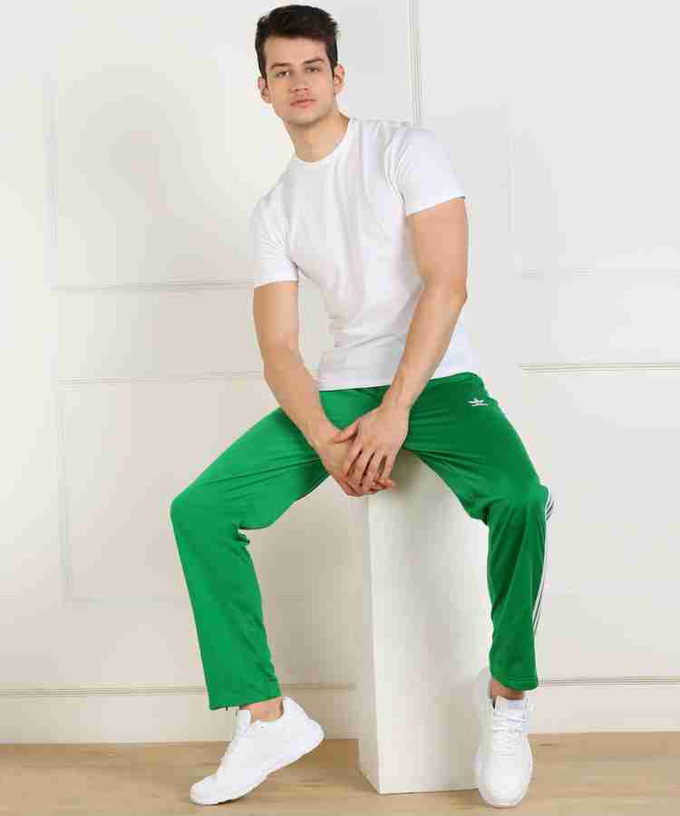 Adidas green sale joggers mens