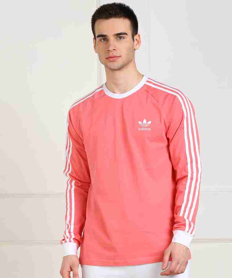 Mens adidas pink t shirt hot sale