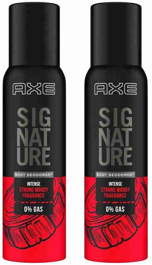 AXE intense strong woody fragrance 2X122ml Body Spray For Men