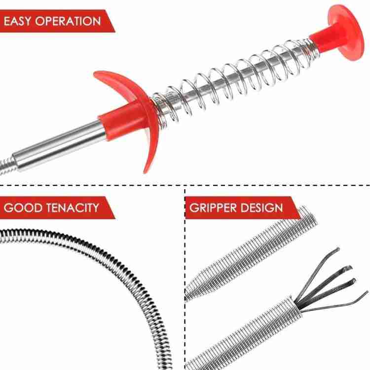 Spring pipe deals dredging tool