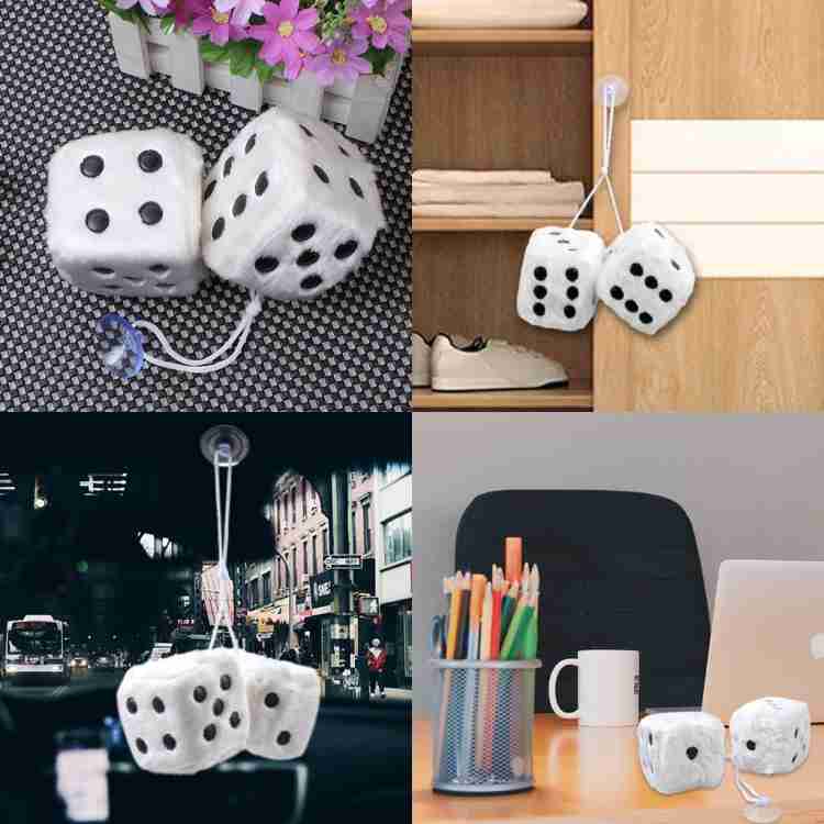 Fuzzy dice store for car