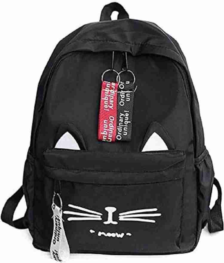 best deal Small 20 L Backpack PU Leather Stylish School Bag For Girls 20 L Backpack BLACK Price in India Flipkart