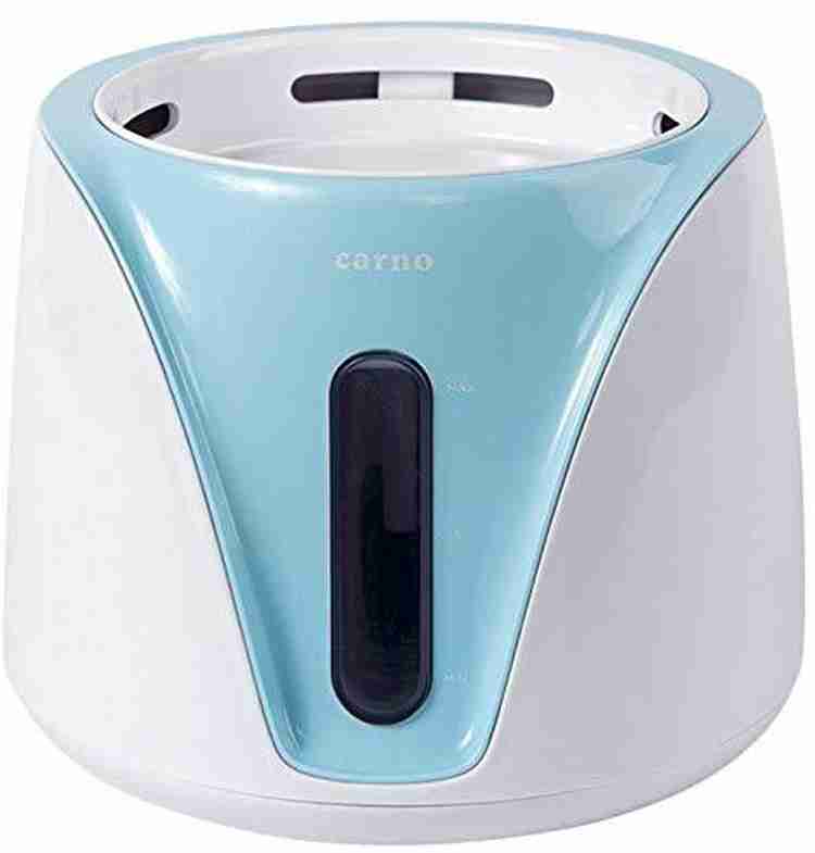 Taiyo Pluss Discovery Pet Water Fountain Size 18.5x15 cm LxH Pet Drinking Water Dispenser Healthy and Hygienic 2L Automatic Pet Water Bowl for Dogs Cats and Small Animals Color Blue Price in