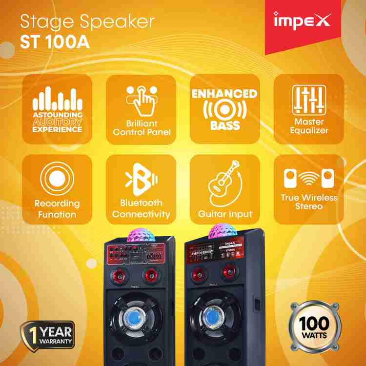 Impex dj speakers sales