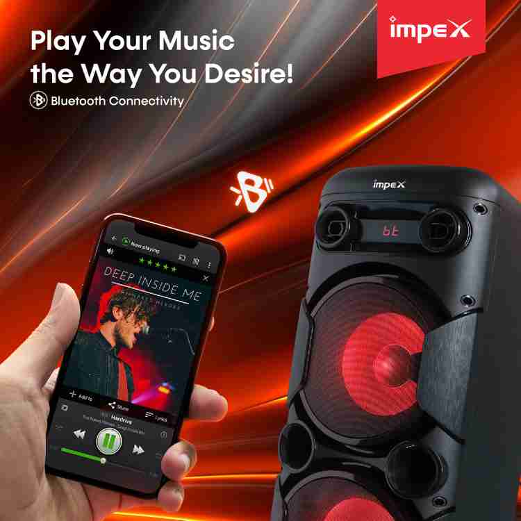 Buy IMPEX TS8001 80 W Bluetooth Tower Speaker Online from Flipkart