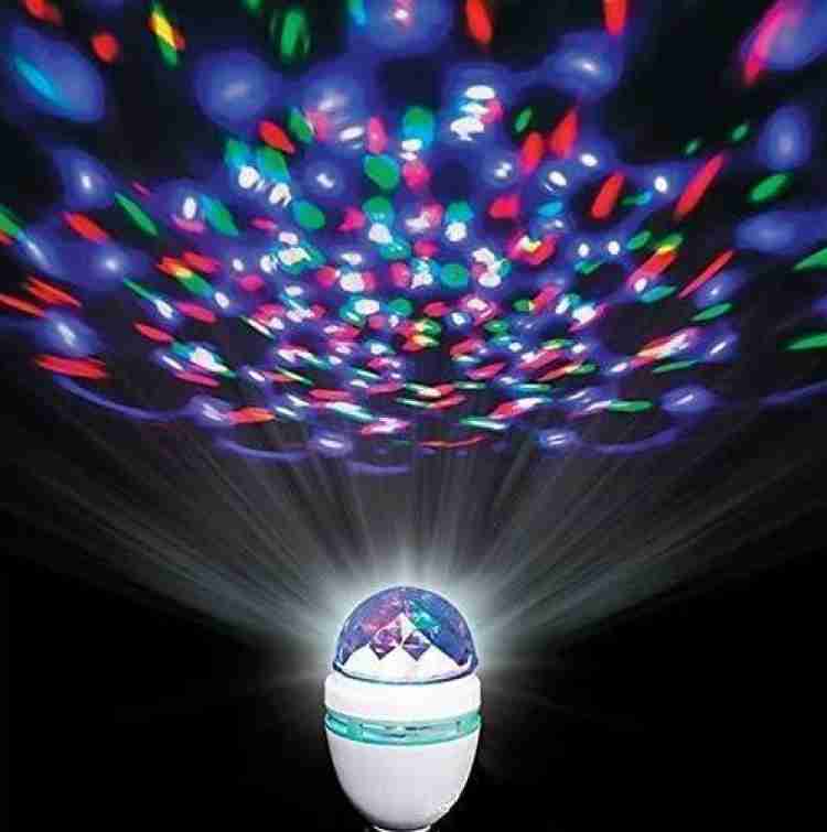 Glamezone 360 degree rotating led stage light bulb magic disco