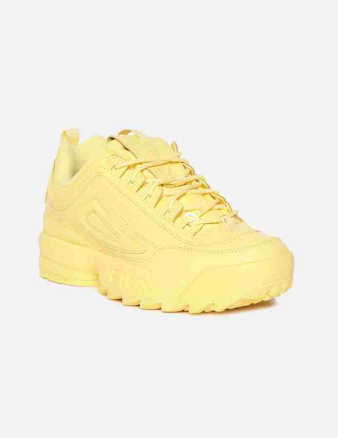 Fila shoes womens yellow best sale