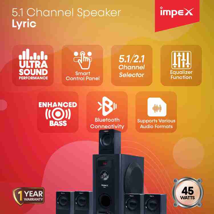Impex outlet speakers 5.1