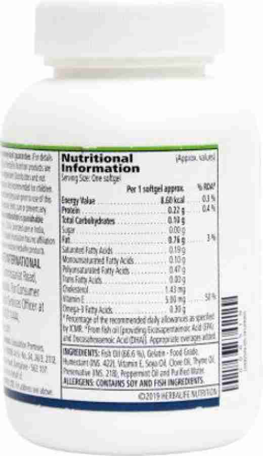 HERBALIFE Omega 3 Fatty Acids Capsules Price in India Buy