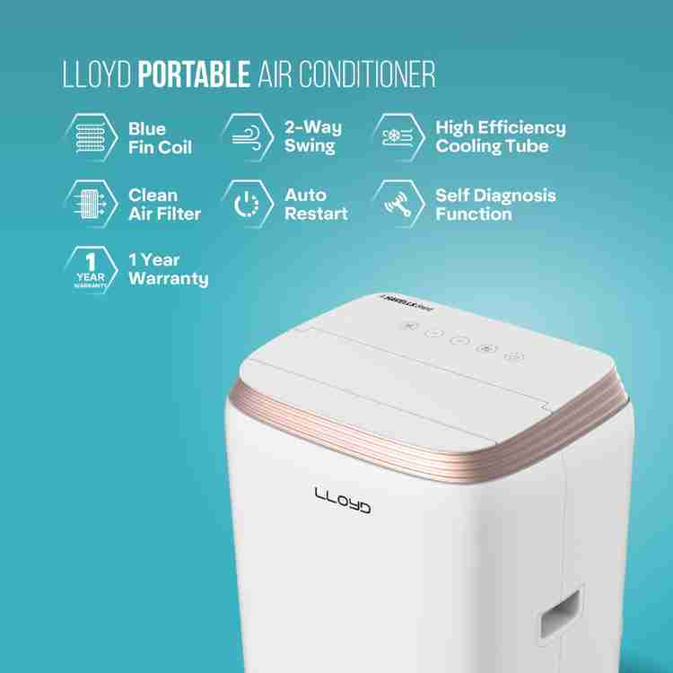 Flipkart Buy Lloyd 1 Ton 3 Star Portable AC White Online