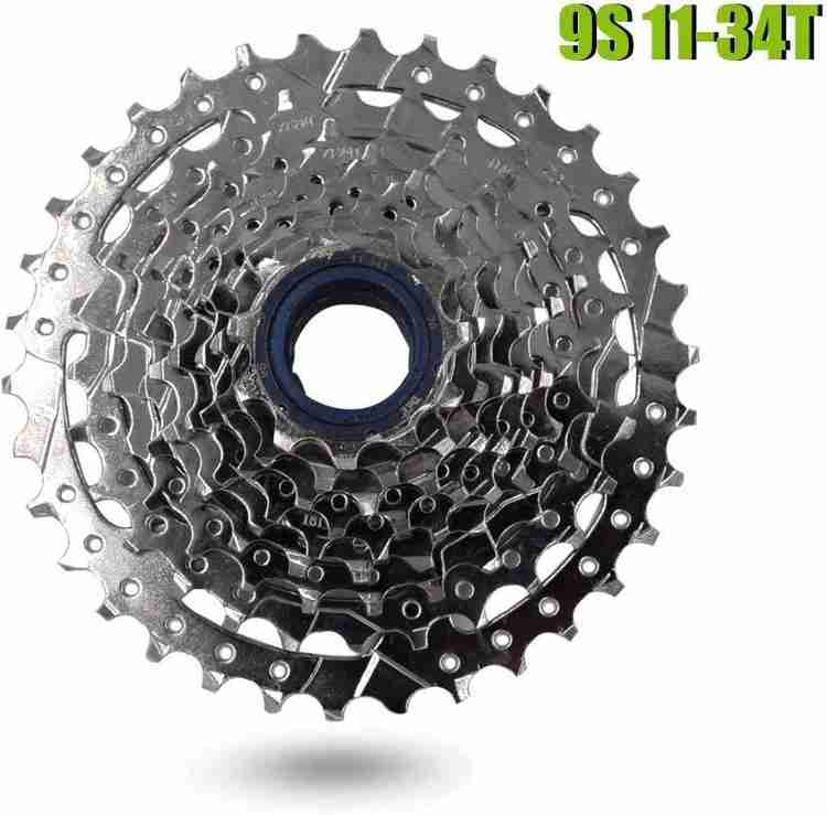 Xezon Bicycle Large 34 Teeth Sprocket 9 Speed High Performance