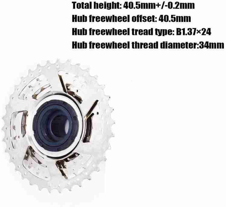 Xezon Bicycle Large 34 Teeth Sprocket 9 Speed High Performance