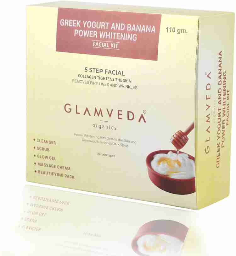 GLAMVEDA Greek Yogurt Honey Power Whitening Facial Kit Price