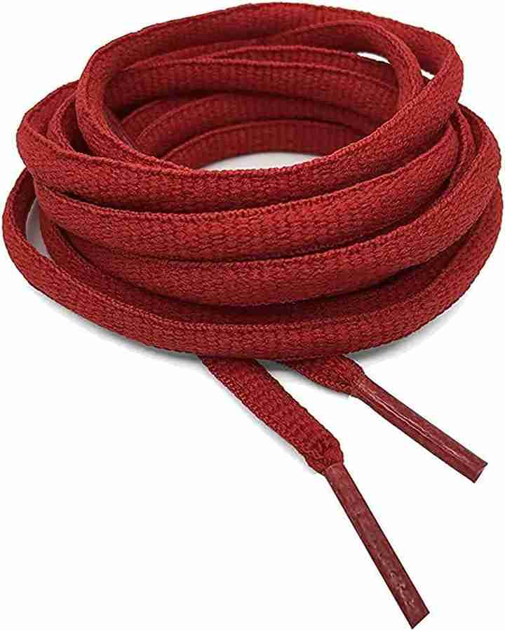 Wisdom Maroon Round Oval Shoe Lace 4 mm Thick Shoelace for Sport Casual Hiking Sneaker Shoes Boot 3 Pair Shoe Lace Price in India Buy Wisdom Maroon Round Oval Shoe