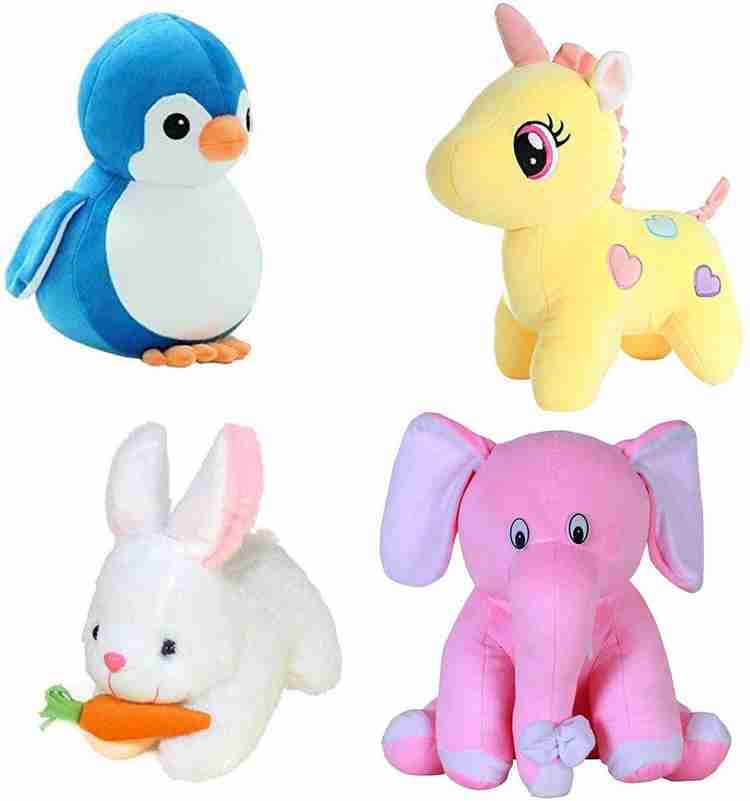 TITLEE Soft Toys Combo for Kids in Low Budget Penguin Unicorn