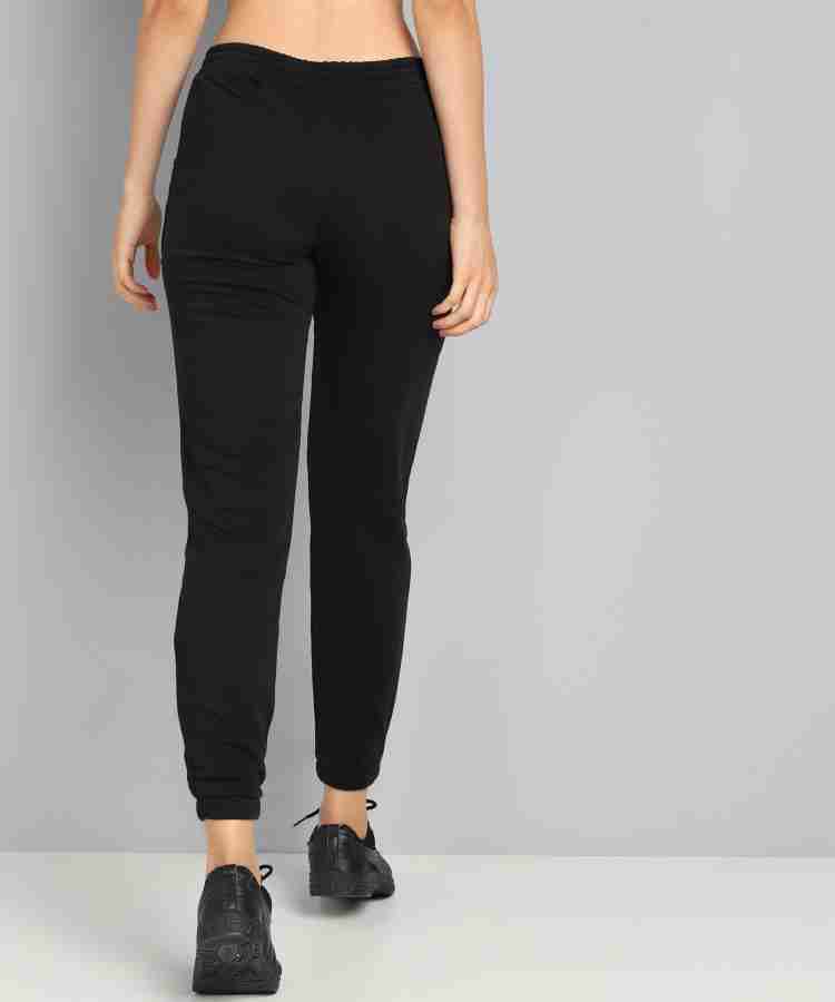 REEBOK Solid Women Black Track Pants - Buy REEBOK Solid Women Black Track  Pants Online at Best Prices in India