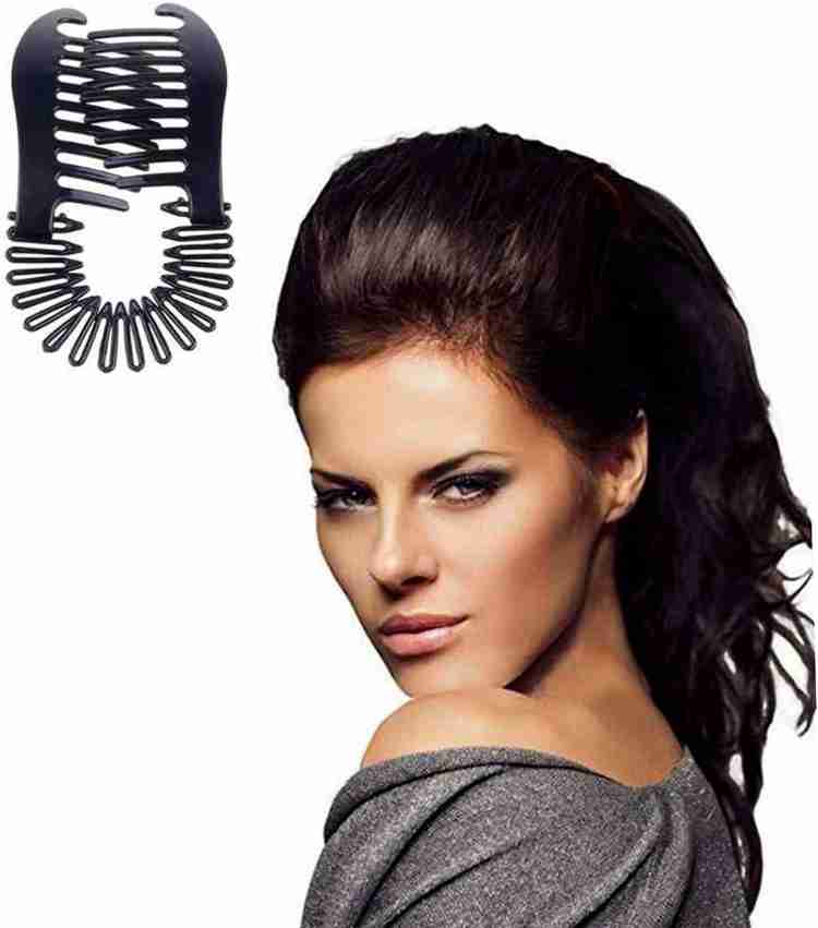 Flexible top hair clips