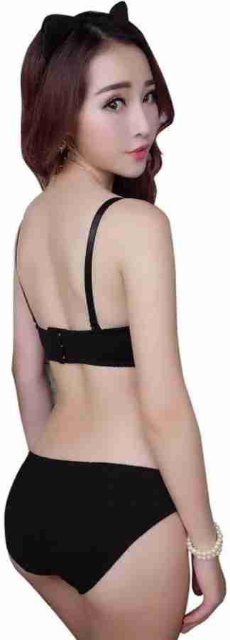 Buy Nivcy XX-Large Women Bra Panty Set Black Online at Best Prices in India  - JioMart.