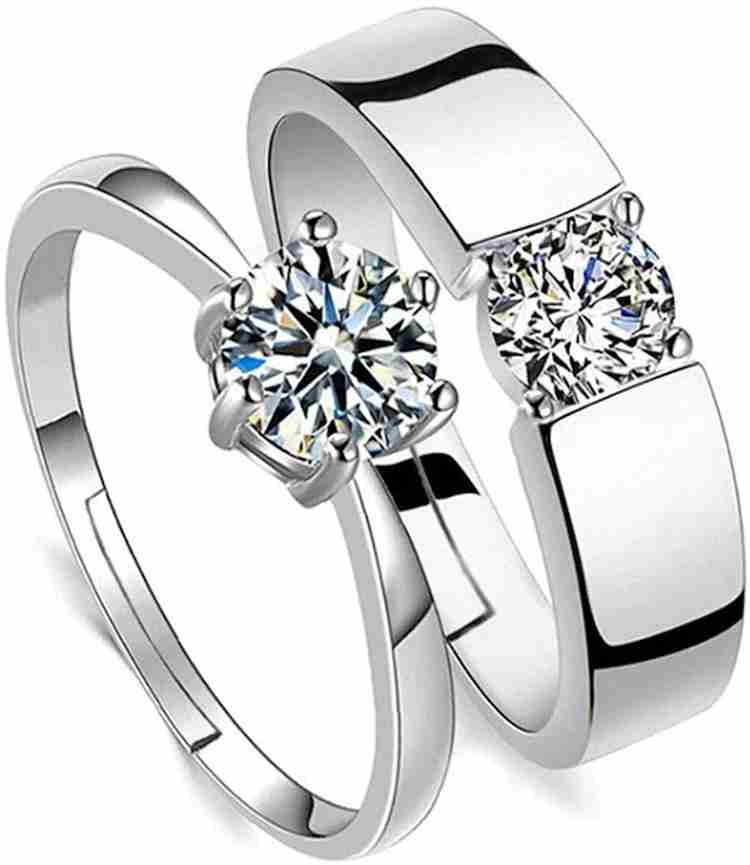 Shopping Dust Valentine Gifts Couple Rings Valentine Day Propose Your Girlfriend Love Gift Alloy Cubic Zirconia Platinum Plated Ring Price in India Buy Shopping Dust Valentine Gifts Couple Rings Valen...