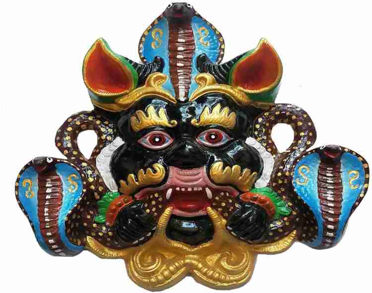 salvusappsolutions Exclusive Metal Nazar Battu Face Mask with 3 Naag Wall  Hanging for Evil Eye Protection Suitable for Doors, House, Office, Shops &  Wall Decor Price in India - Buy salvusappsolutions Exclusive