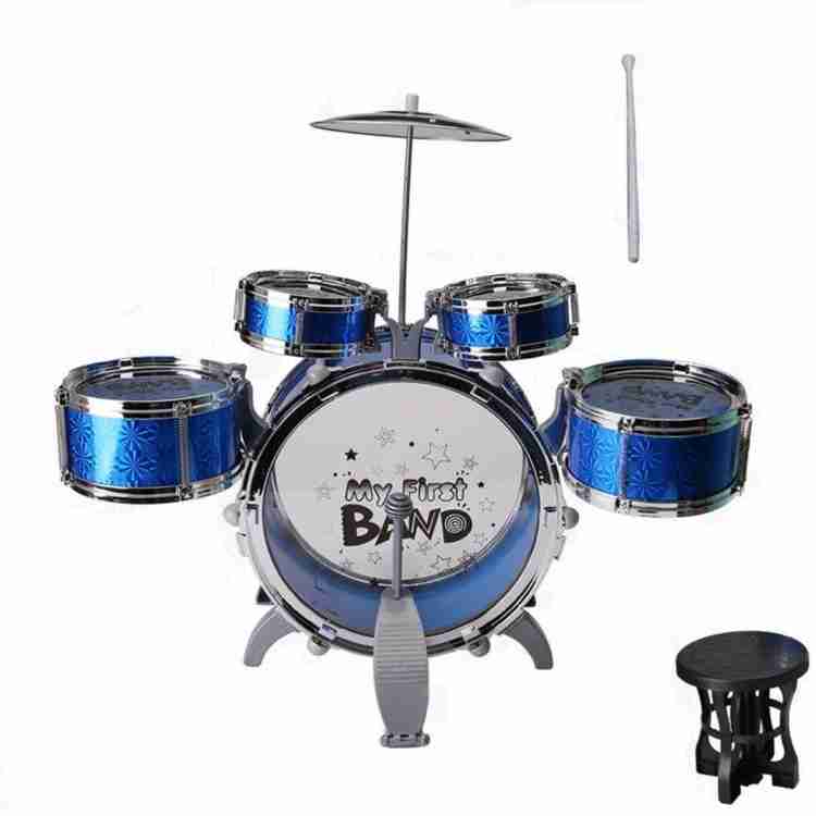Alpha Plus Rock Jazz Drum Set Big Size Musical Drum Set with 5