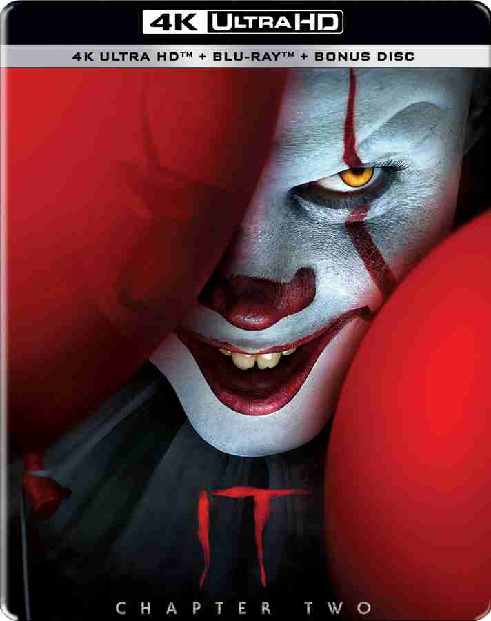 It Chapter 2 Steelbook 4K UHD Blu ray Blu ray Bonus Disc 3 Disc Price in India Buy It Chapter 2 Steelbook 4K UHD Blu ray Blu ray Bonus Disc 3 Disc online