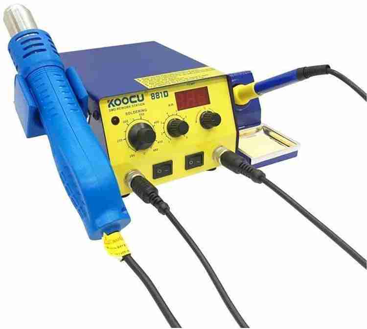 Koocu 881D 2In1 Digital SMD Hot Air Gun Solder Rework Station