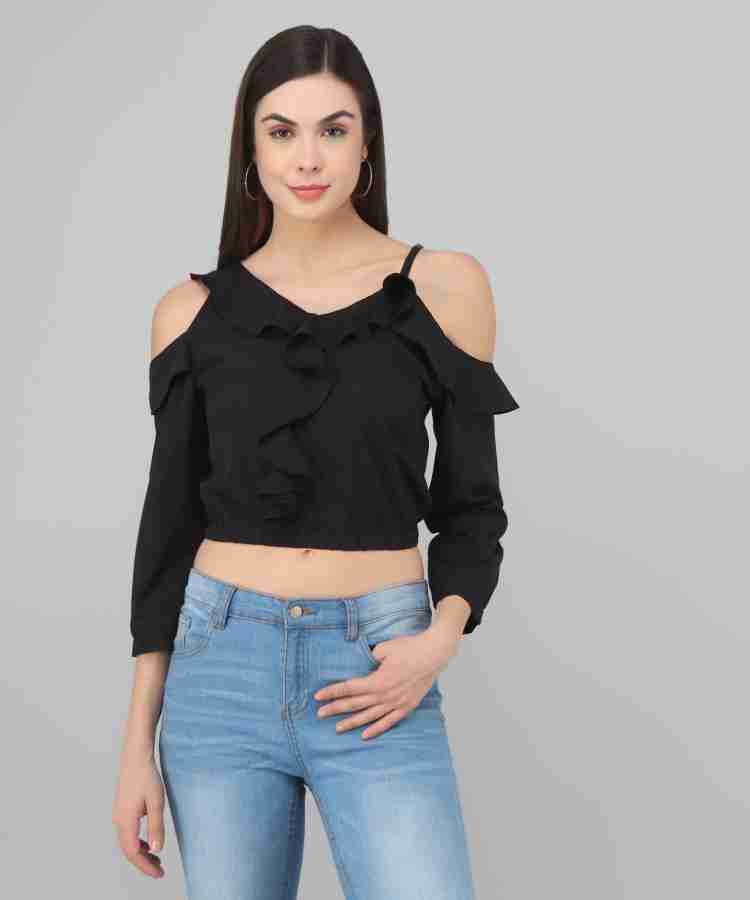 Shoulder cut tops flipkart hot sale