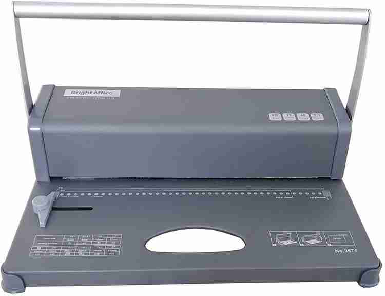verena FS size spiral coil paper binding machine 40 holes 15 sheets max  punching capacity No.8674 Manual Ring Binder Price in India - Buy verena FS  size spiral coil paper binding machine