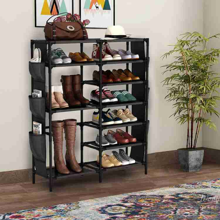 Flipkart Perfect Homes Studio Shoe Stand DIY 2 Door 9 Shelf Metal Metal Shoe Stand Price in India Buy Flipkart Perfect Homes Studio Shoe Stand DIY 2 Door 9 Shelf Metal