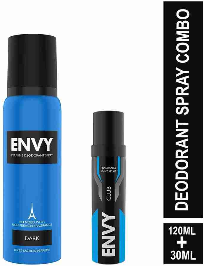 ENVY Dark 120 ml Club Nano 30 ml Deodorant Spray Combo Perfume