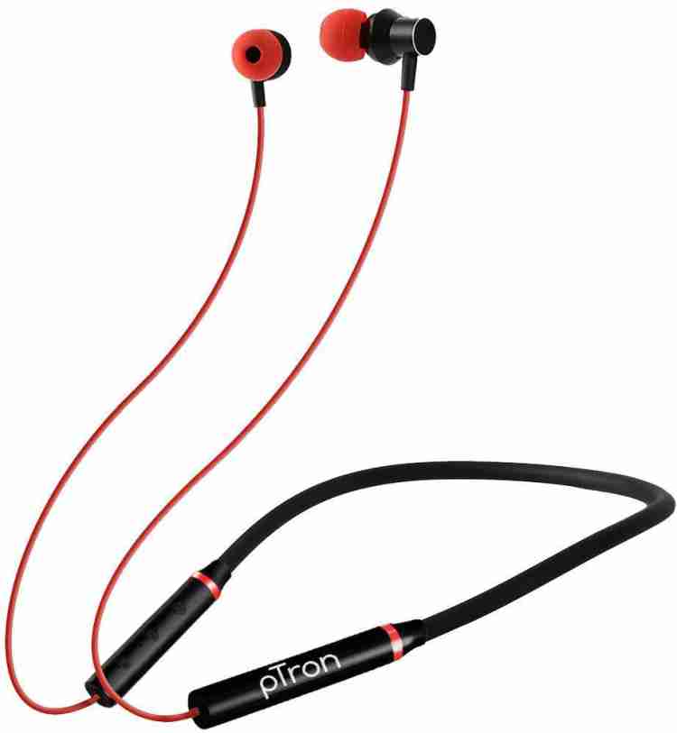 PTron Tangent Beats wireless neckband Bluetooth without Mic Price in India Buy PTron Tangent Beats wireless neckband Bluetooth without Mic Online PTron Flipkart