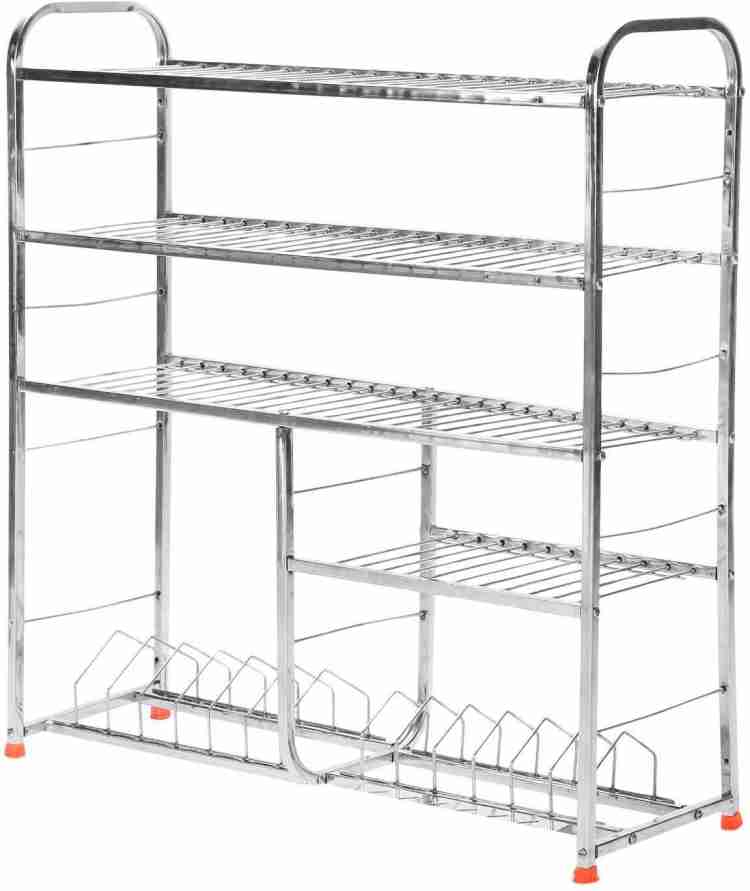 USAENTERPRISES Utensil Kitchen Rack Steel Wall Mounted bartan Stand Stainless Steel Kitchen Rack 30X24 Price in India Buy USAENTERPRISES Utensil Kitchen Rack Steel Wall Mounted bartan Stand Stainless ...