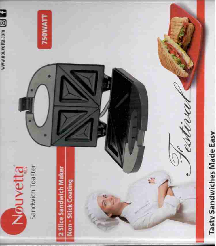 Nouvetta deals grill toaster