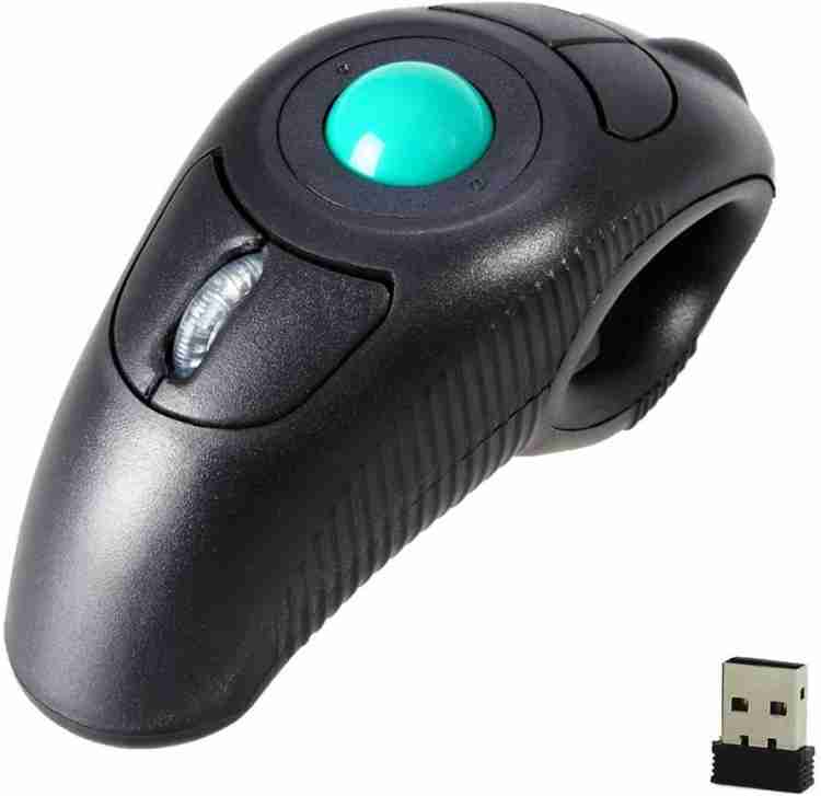 EIGIIS 2.4G Ergonomic Trackball Handheld Finger USB Mouse Wireless Optical  Travel DPI Mice for PC Laptop Mac Left and Right Handed Wireless Optical  Gaming Mouse - EIGIIS 