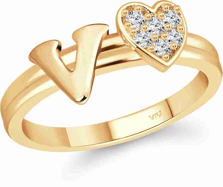 V alphabet new arrivals ring
