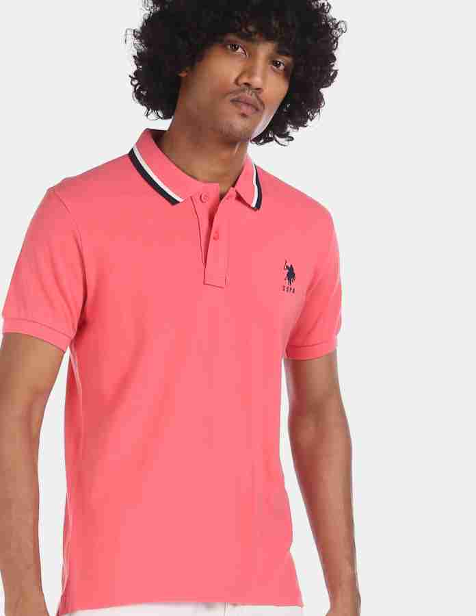 Pink polo clearance shirts for guys