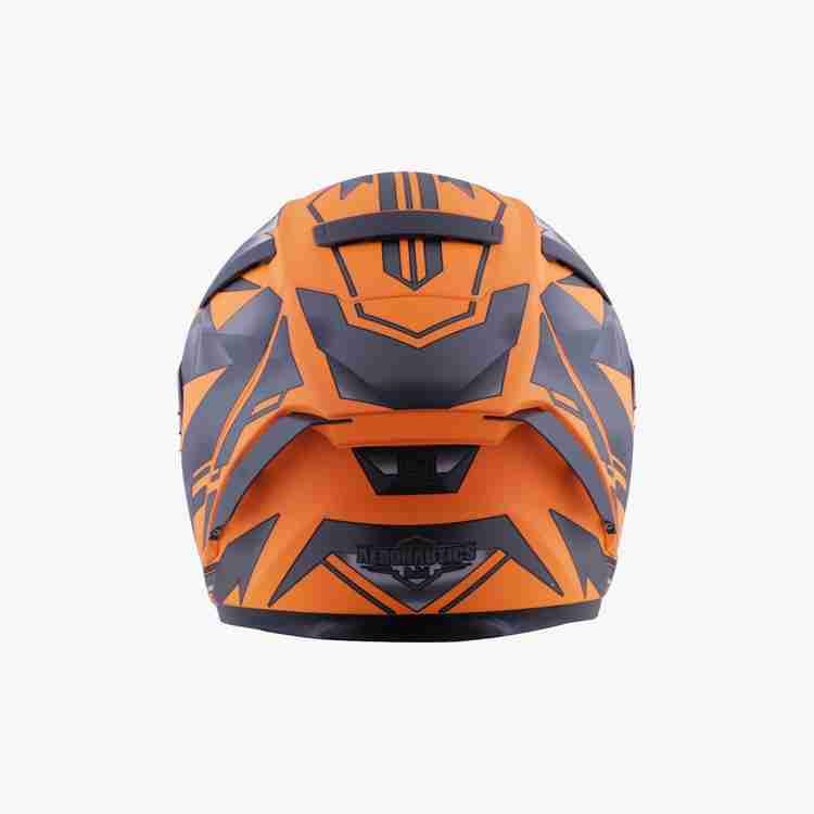 Steelbird orange sale helmet