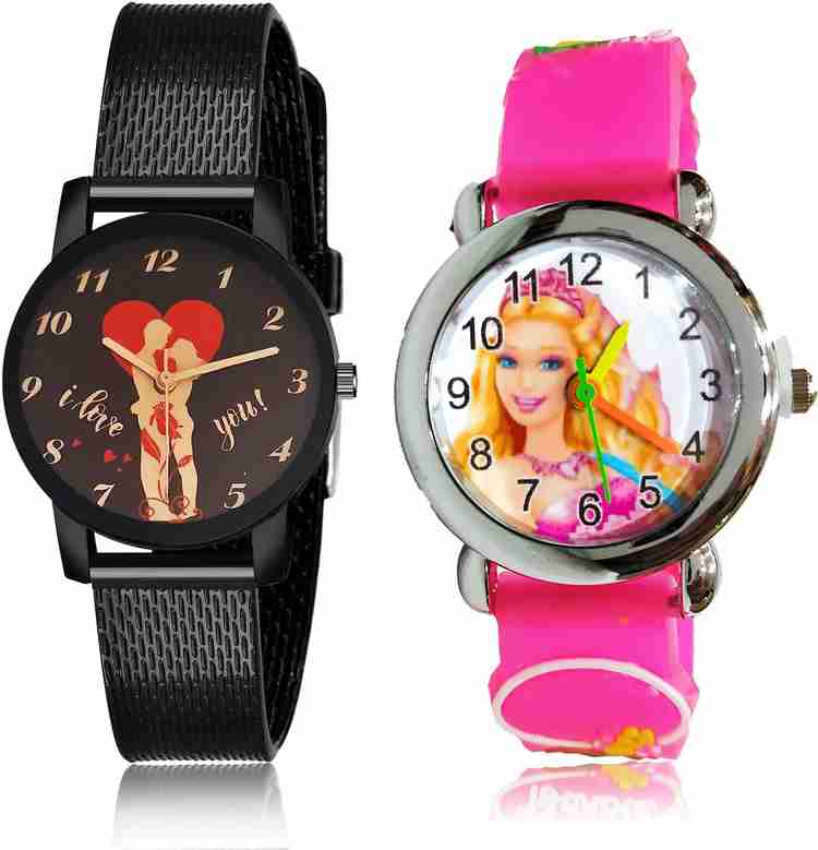 NEUTRON combo watch Analog Watch For Girls Buy NEUTRON combo watch Analog Watch For Girls Classical Diwali I Love You And Doll Kids 2 Watch Combo For Girls And