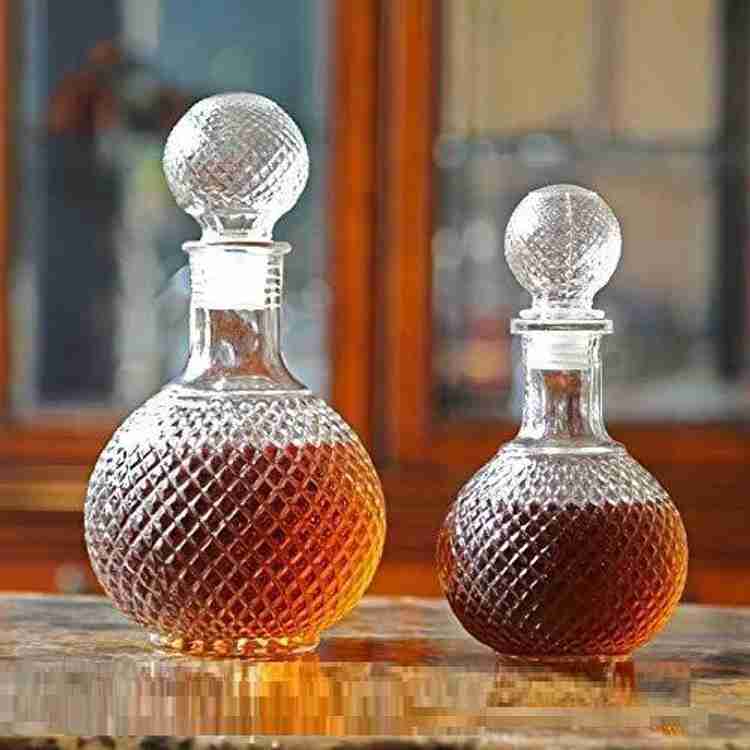 Glass decanter discount