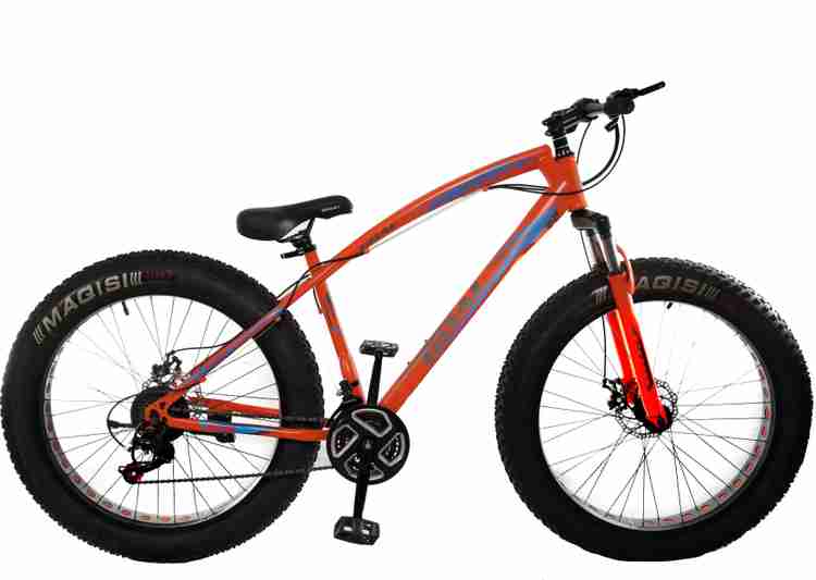 Fat tyre top cycle orange