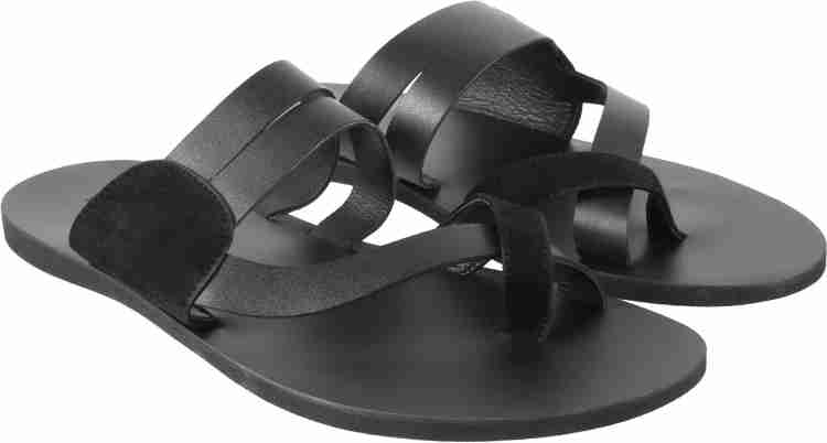 Buy Mochi Men Black Casual Sandals Online