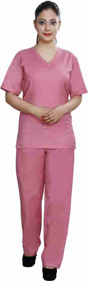 FABUNIFORMS Unisex Hospital Scrub OT Dress Size L Shirt Pant