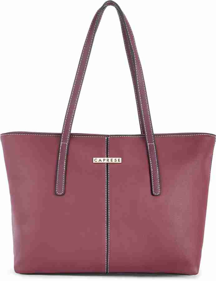 Buy Caprese Women Purple Tote Purple Online Best Price in India