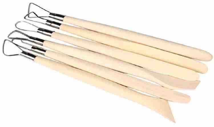 Buy FRKB One Side Wire Clay & Pottery Carving Tools Set of 6 Piece Online  at Best Prices in India - JioMart.