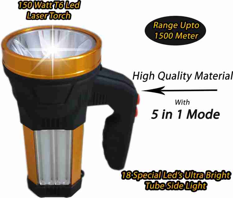 ELECTRO SHOPEE 150Watt Laser Led Torch Light Long Range 1000 Meter