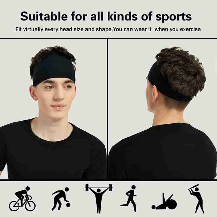 PAROPKAR Headbands for Men Women Gym Yoga Running Sports Polyester Headband  Outdoor Workout Fashion Hair Bands : : Jewellery