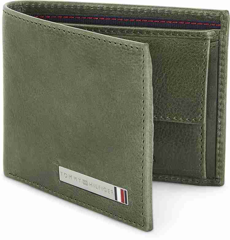 Tommy hilfiger green best sale wallet