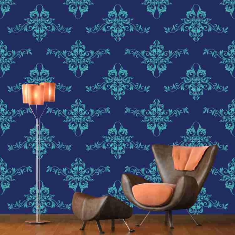digital print world Decorative Blue Wallpaper Price in India - Buy